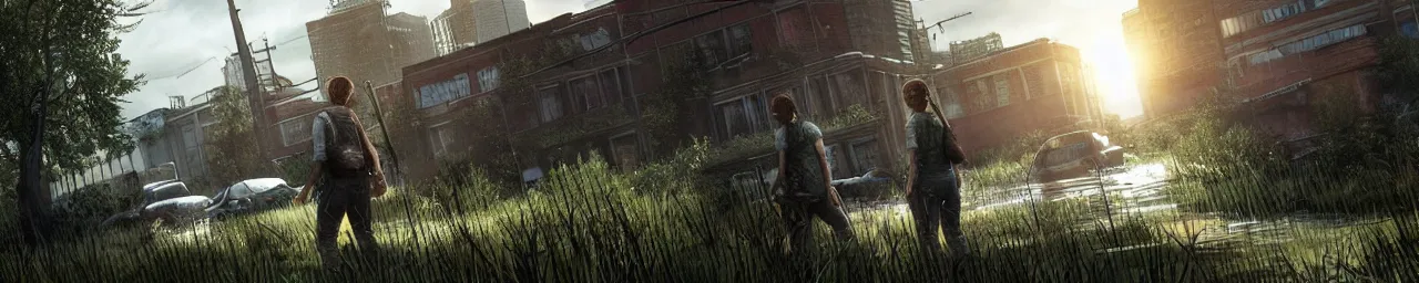 Prompt: the last of us, landscape