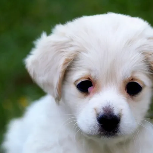 Image similar to cute puppy with an eye in the center of its forehead