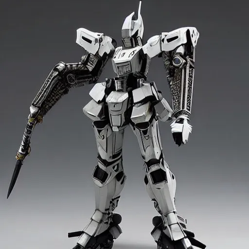 Image similar to slim full body ornate armored core by fujioka kenki and by mamoru nagano,