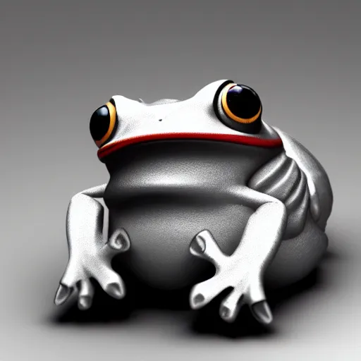 Image similar to mechanical frog, octane render