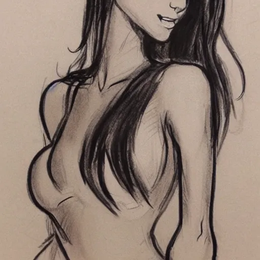 Image similar to milt kahl sketch of victoria justice with kim kardashian body