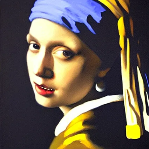 Image similar to painting of Henry Cavill, posed in the style of johannes vermeer girl with a pearl earring painting, hyperrealistic, moody lighting