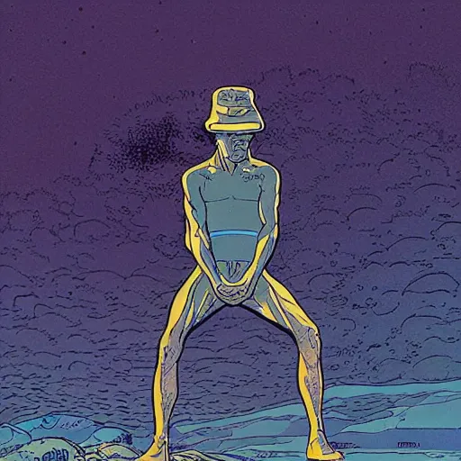 Image similar to mel gibson retro minimalist portrait moebius starwatcher comic by jean giraud, 8 k