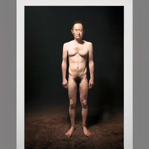 Image similar to portrait of kirin - human hybrid, by annie leibovitz, portrait of a man, studio lighting