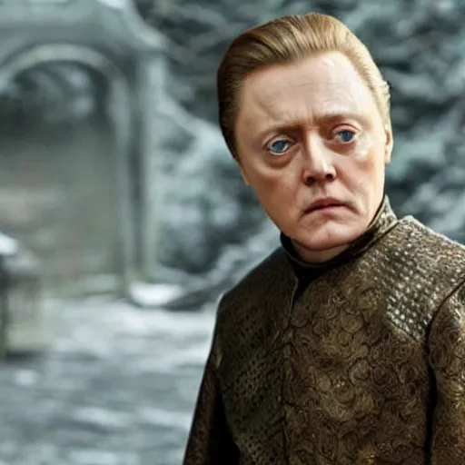 Image similar to If Christopher Walken play Joffrey in game of thrones