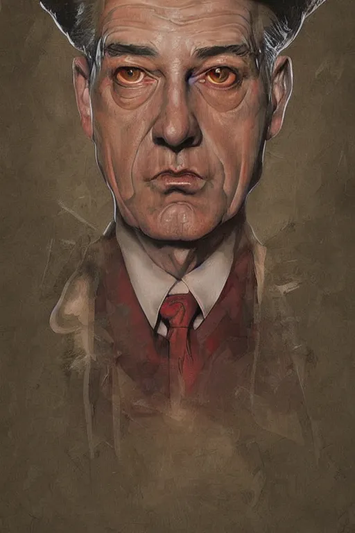 Prompt: Twin Peaks artwork by Massimo Carnevale