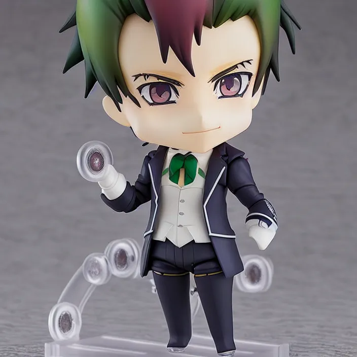 Prompt: An anime Nendoroid of the Joker, figurine, detailed product photo