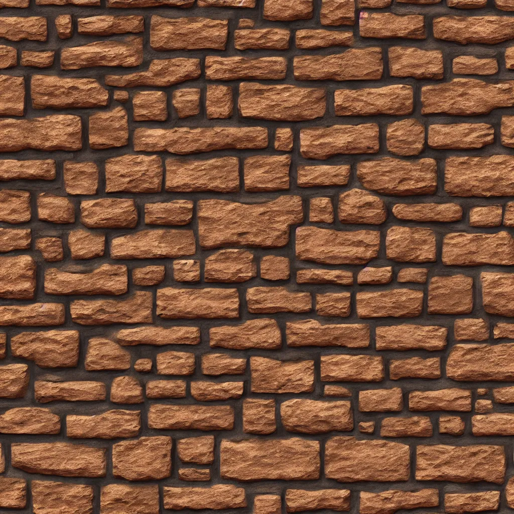 Prompt: sandstone brick wall texture, hd, seamless, pbr, textures. com