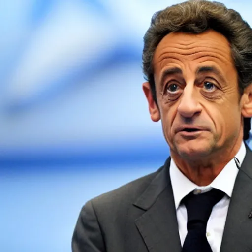 Image similar to Nicolas Sarkozy with a mullet, lots of hair, long hair, mullet haircut, mullet