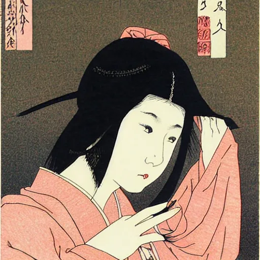 Image similar to photo of young woman by takato yamamoto