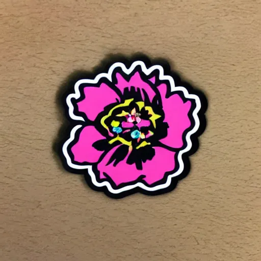 Image similar to flower crown sticker,