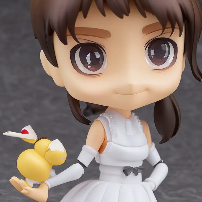 Prompt: audrey hepburn, an anime nendoroid of audrey hepburn, figurine, detailed product photo.