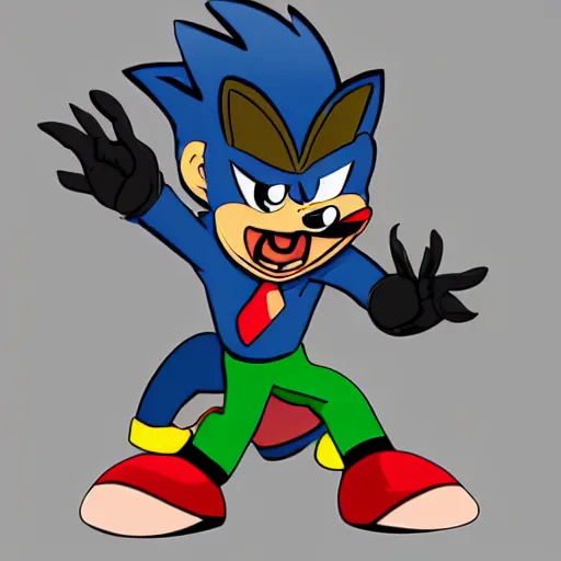 Prompt: angry! video game nerd!! shadow!!! the hedgehog!