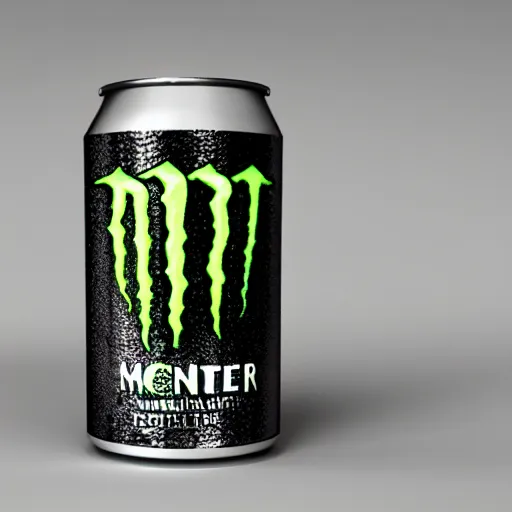 Image similar to new design aluminum can monster energy, 8k, octane render, cinematic light, harmony, ultra quality