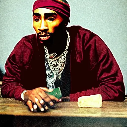 Prompt: Tupac in Harry Potter