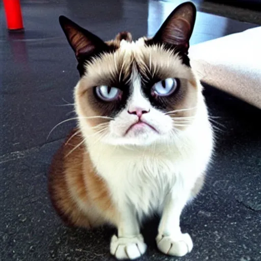 Prompt: Yes: Grumpy Cat No: Unhappy Cat, Yes: Happy Cat No: Grumpy Cat
