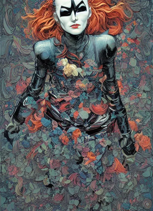 Prompt: The dark knight by James Jean, sweet elements, flowy theme, award winning