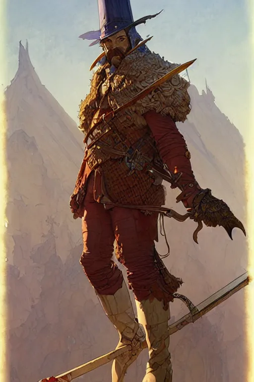 Image similar to attractive male, fantasy, dnd, character design, painting by jean giraud, greg rutkowski, carl larsson