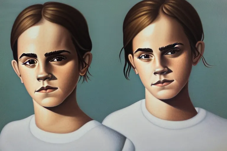 Image similar to portrait of emma watson artwork by tim eitel