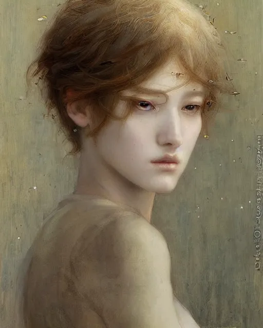 Prompt: surreal beauty by Edgar Maxence and Ross Tran
