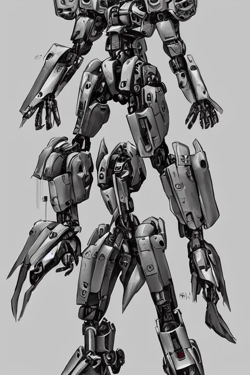 Image similar to full body illustration!! a female mecha with hollow skull eyes, very symmetrical face!! highly detailed, by yoji shinkawa, by kenny carmody, by ryouta otsuka, by hideyuki ashizawa, by marc nagel, by arknect, transformers cinematic universe, deviantart, artstation, pinterest, unreal engine