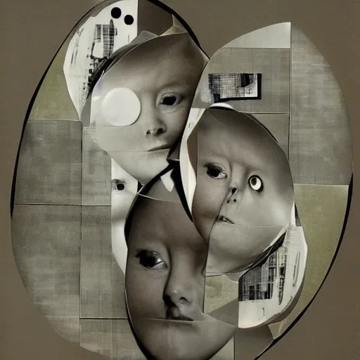 Prompt: abstract collage by john stezaker