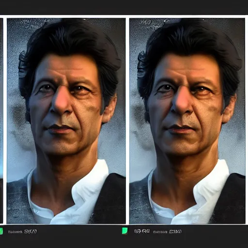 Image similar to imran khan, 3 d meta human, 8 k resolution, made in unreal engine 4