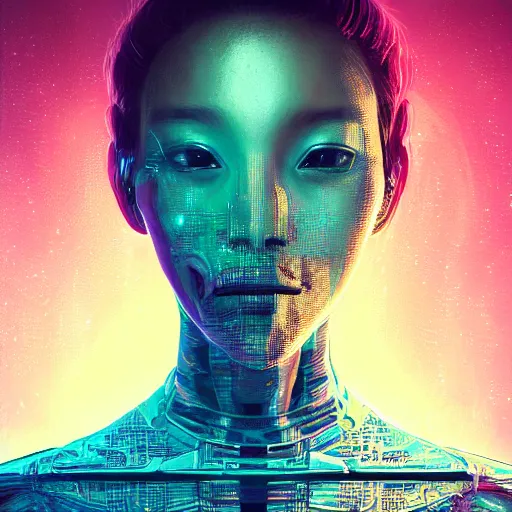 Image similar to hyperrealistic portrait of a woman monster astronaut, full body portrait, well lit, intricate abstract. cyberpunk, intricate artwork, by Tooth Wu, wlop, beeple. octane render,in the style of Jin Kagetsu, James Jean and wlop, highly detailed, sharp focus, intricate concept art, digital painting, ambient lighting, 4k, artstation