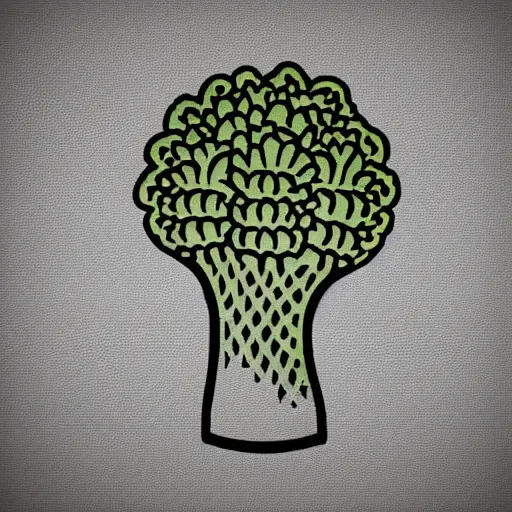 Image similar to logo romanesco simple stencil