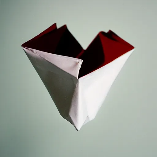 Image similar to Origami!!! representing Ed Harris, studio lighting, F 1.4 Kodak Portra