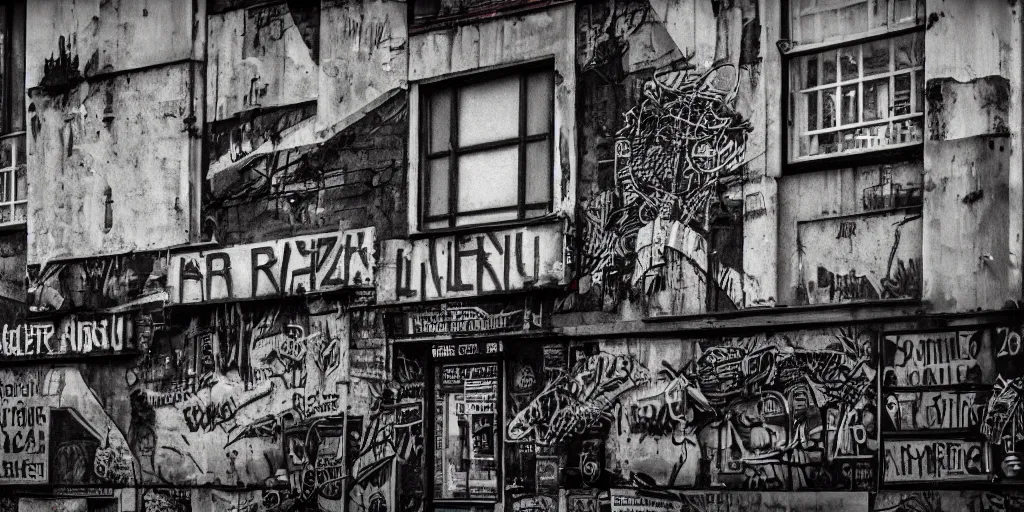 Image similar to kreuzberg streets, hyperrealistic, gritty, dark, urban photography, photorealistic, high details