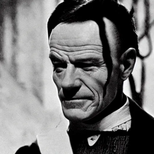 Image similar to Bryan Cranston in Nosferatu (1922)