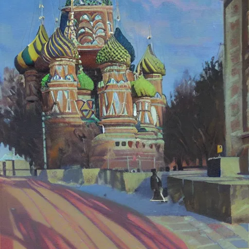 Prompt: aivozovsky paint oil moscow