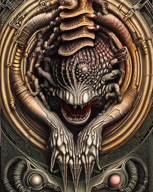 Image similar to hyperrealistic detailed bowser, art by ernst haeckel, john william godward, android jones, h. r. giger, gothic - cyberpunk, ornamental, dimmed pastel colours,