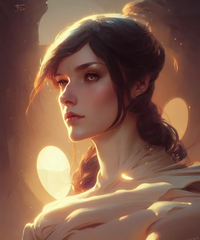 Prompt: gallent girl portrait, sci-fi face, elegant, highly detailed, digital painting, artstation, concept art, smooth, sharp focus, illustration, art by artgerm and greg rutkowski and alphonse mucha