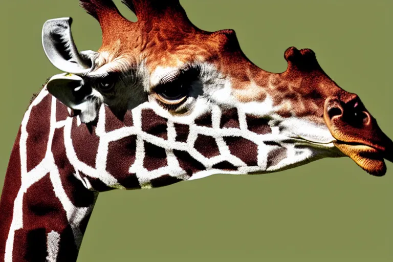 Image similar to a giraffe eagle hybrid