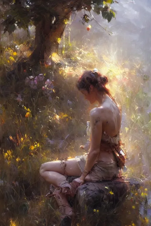 Image similar to survival. by Daniel F. Gerhartz, hyperrealistic oil painting, 4k, studio lightning