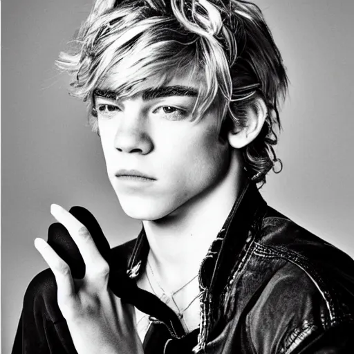 Image similar to ross lynch photographed by larry clark, vman magazine