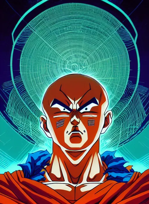 Prompt: symmetry!! stunning portrait of goku!! by victo ngai, kilian eng vibrant colors, dynamic lighting, digital art, winning award masterpiece, fantastically beautiful, illustration, aestheticly inspired by beksinski and dan mumford, trending on artstation, art by greg rutkowski and akira toriyama, 4 k