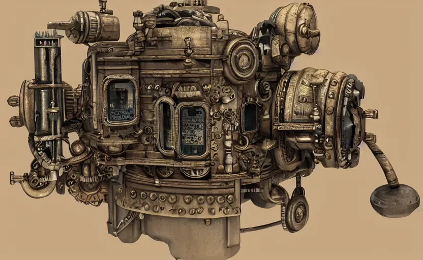 Prompt: small microchip drill, extremely detailed ( steampunk ), day light, realistic shaded,