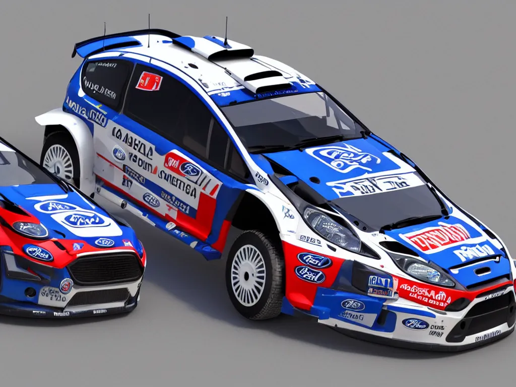 Prompt: “Ford Fiesta WRC Rally Car, 8k, ultra realistic”