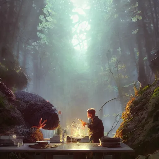 Image similar to Highly detailed portrait of fat Brian Armstrong, Stephen Bliss, unreal engine, fantasy art by Greg Rutkowski, Loish, Rhads, ferdinand knab, Makoto Shinkai and Lois van baarle, ilya kuvshinov, rossdraws, Tom Bagshaw, alphonse mucha, global illumination, radiant light, detailed and intricate environment