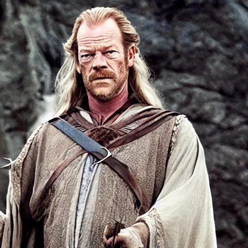 Prompt: iain glen as gandalf