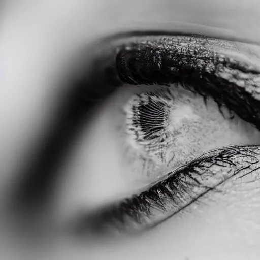 Prompt: macro photo of a womans eye