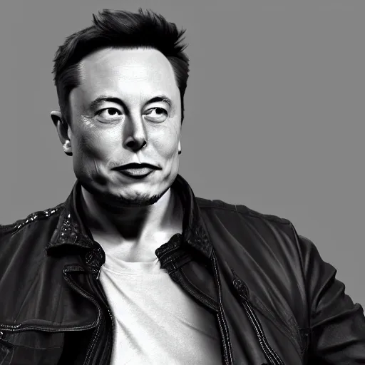 Image similar to elon musk, low - poly 3 d model, rendered in octane, ambient occlusion