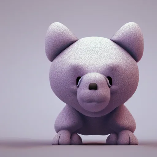 Image similar to a cute eraser animal, 3d render, octane render, dynamic lighting, 8k