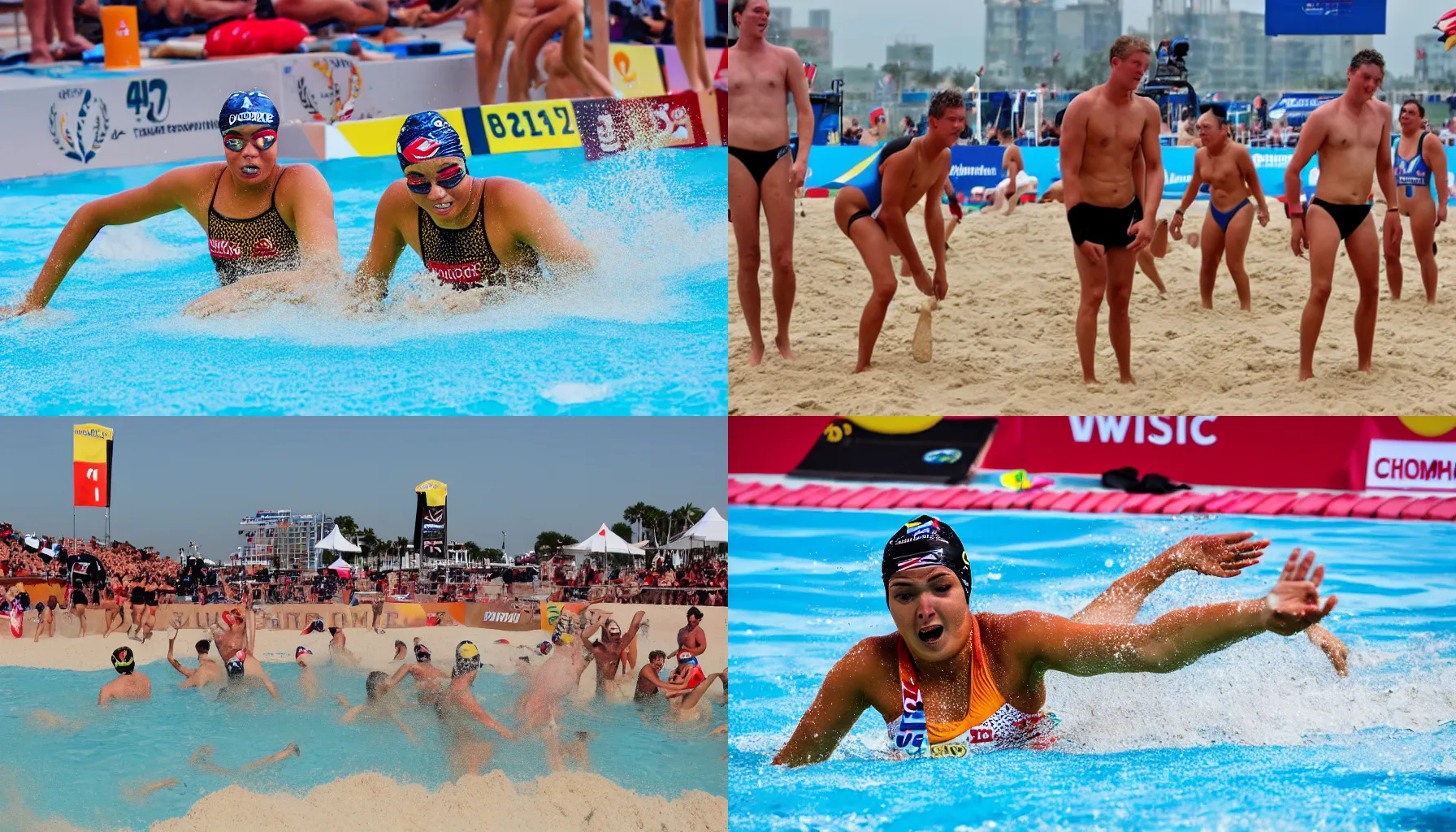 Image similar to sand swimmimg world championship
