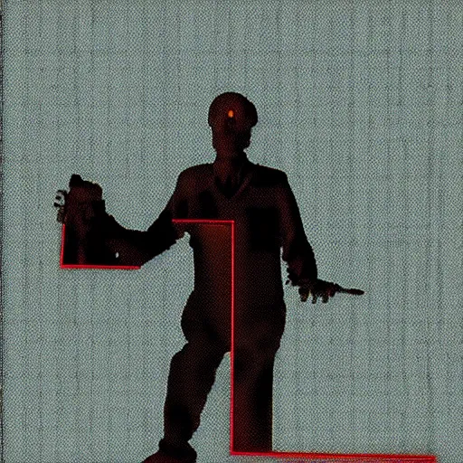 Prompt: jerma 9 8 5 analog horror, jerma 9 8 5 in the style of a vhs effect, vhs styled