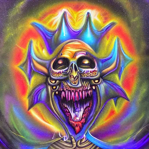 Image similar to misanthropy, the hate for people, airbrush art, shamanic dmt art, by basuki abdullah