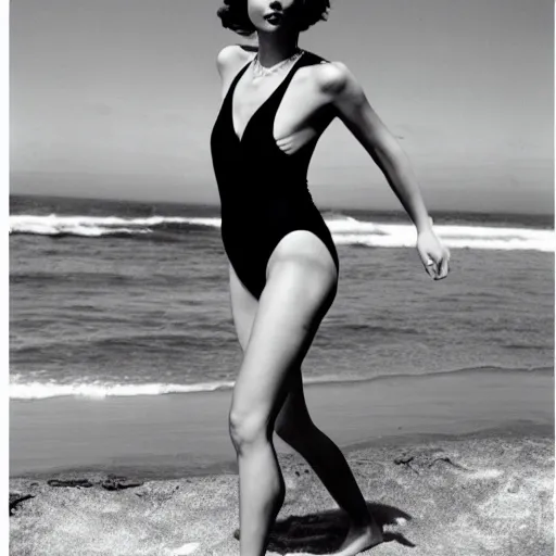 Image similar to young isabella rossellini swimsuit photo shoot